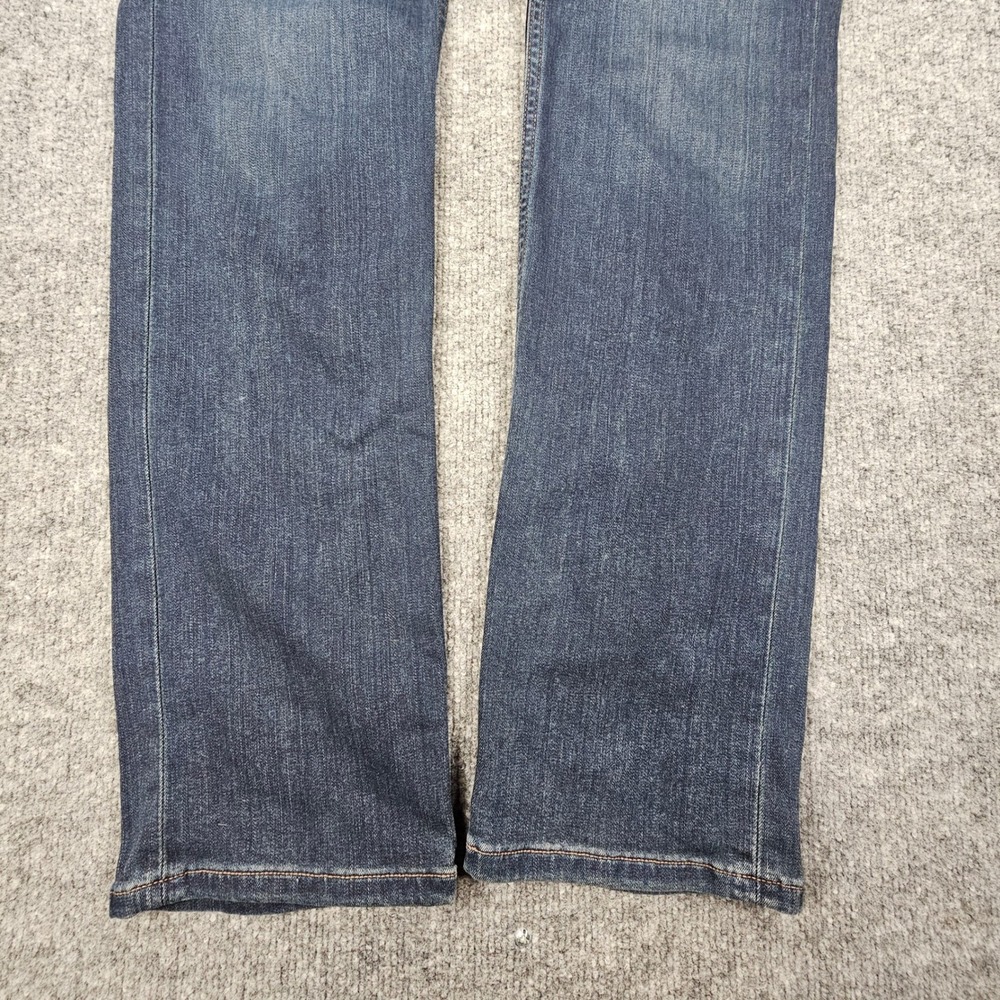 PAIGE Federal Transcend Slim Straight Jeans Mens 32 Cellar Dark Wash Blue - Picture 4 of 13